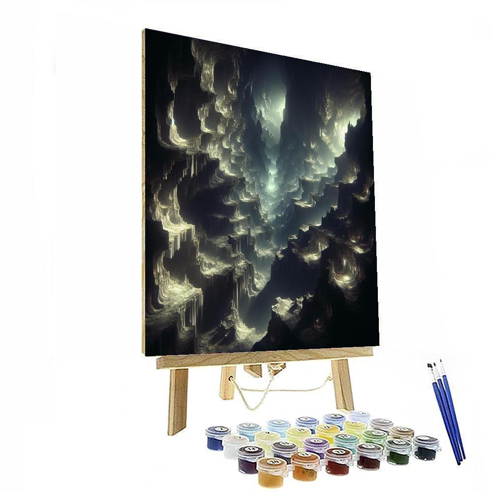 Mystic Cave Adventure Paint By Numbers Art