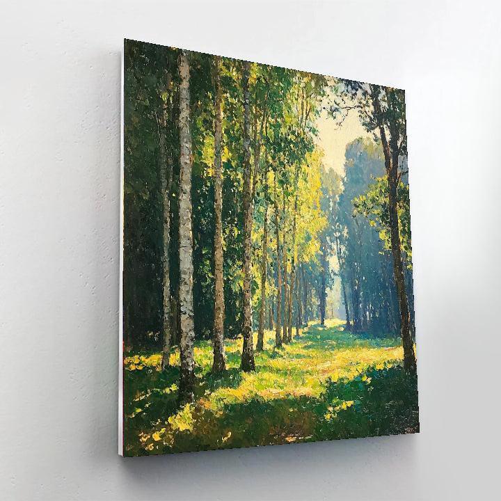 Claude Monet Inspired Majestic Woodland Retreat  Painting By Numbers Kit