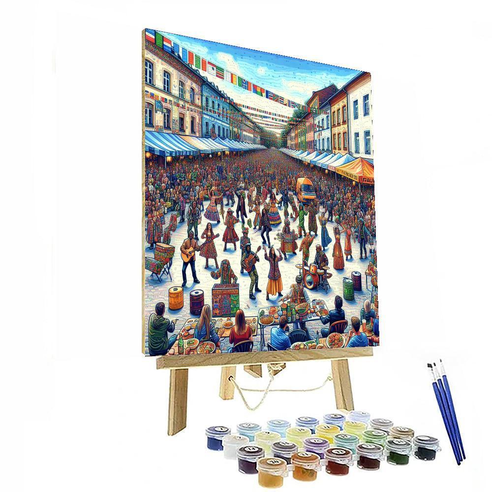 International Street Performers Festival Painting Number Kit