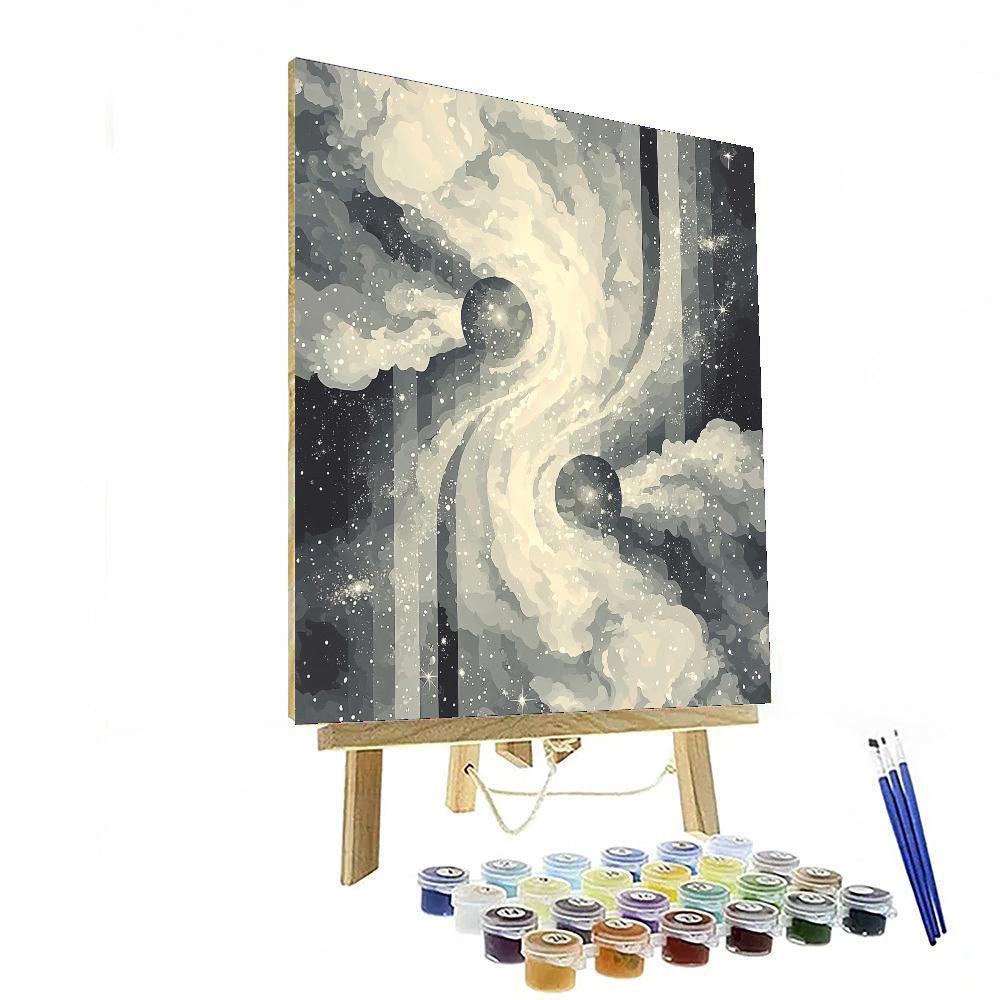 M.C. Escher Inspired Cosmic Tessellations  Paint By Numbers