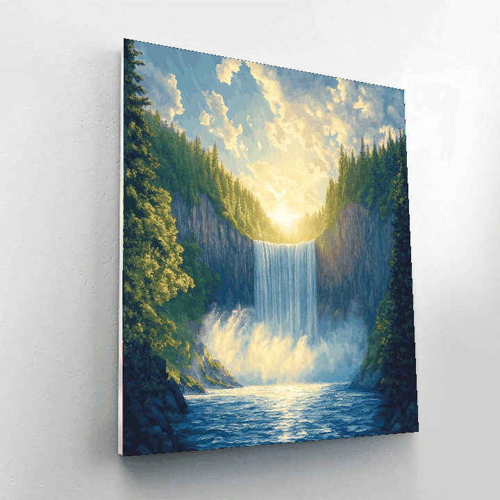 Victoria Falls - Zambia And Zimbabwe Paint By Number