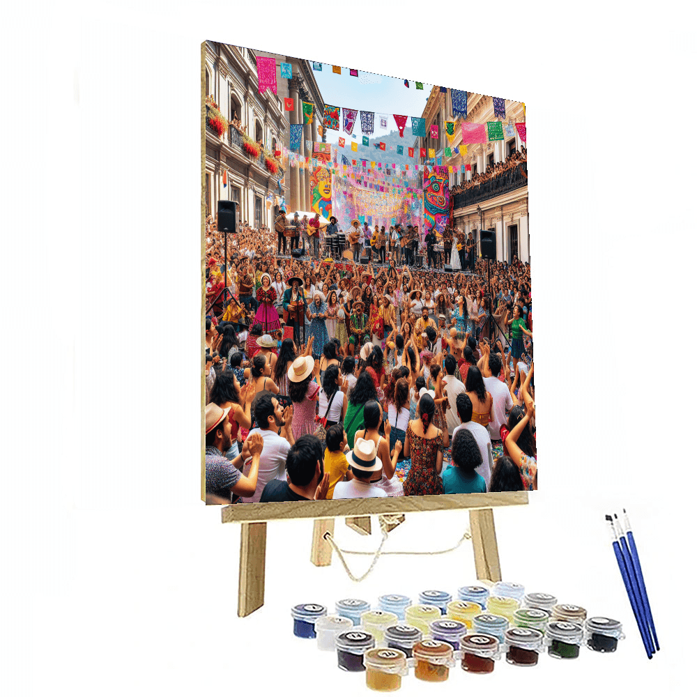 International Festival Of Santiago De Chile - Chile Number Painting