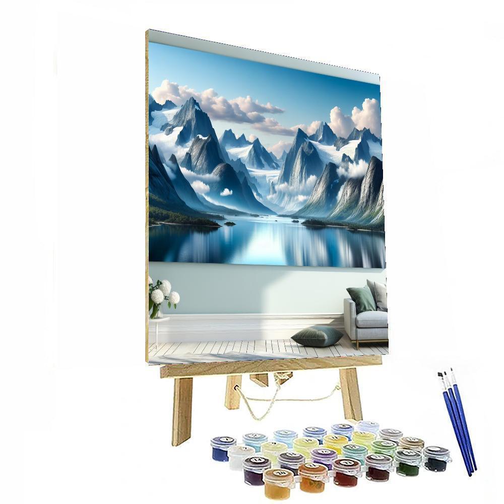 Majestic Northern Landscape Paint By Numbers Art