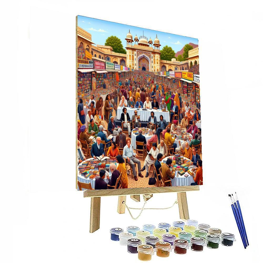 Jaipur Literature Festival - India Paint By Number