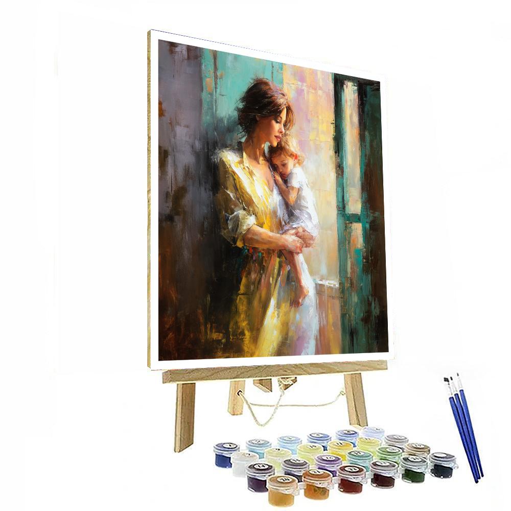 Embrace Of Morning Light Paint By Color