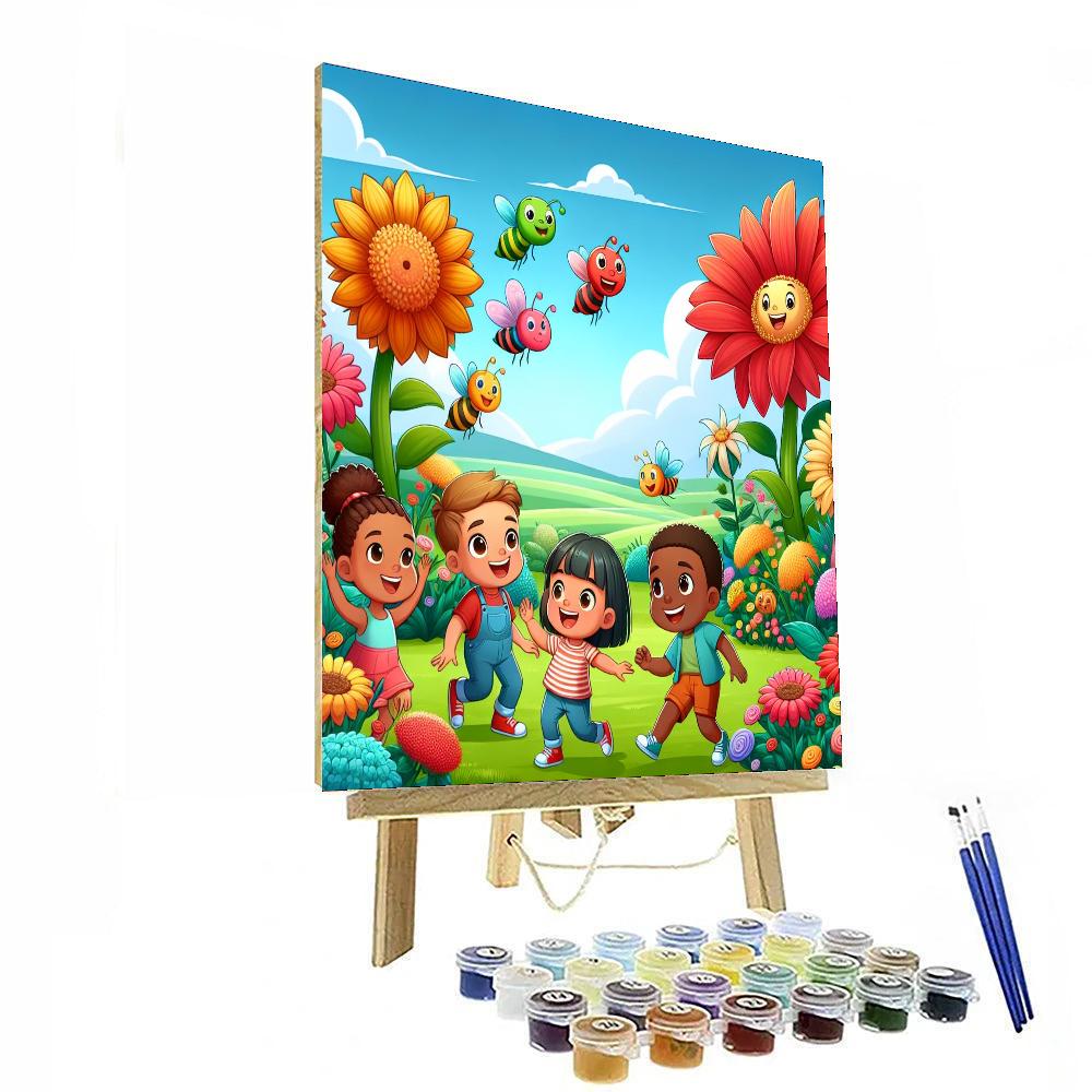 Giant Garden Adventure Paint By Numbers