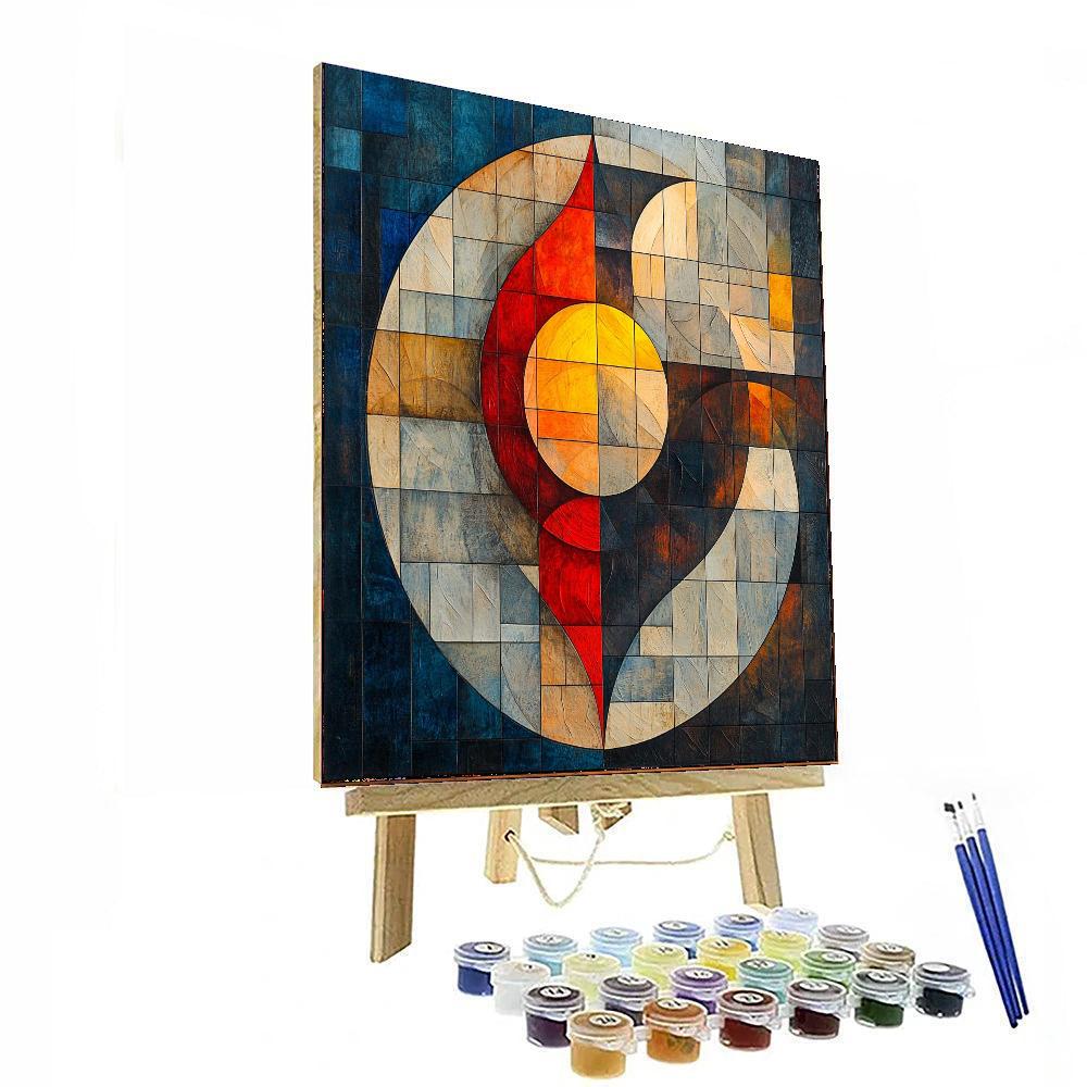 Paul Klee Inspired Mystical Harmonic Visions  Numbered Painting Kits