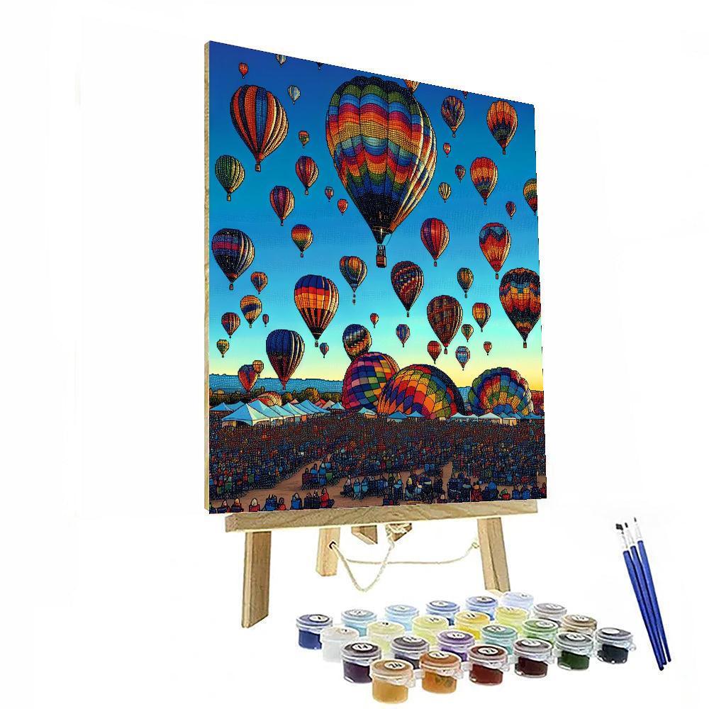Albuqurque Balloon Fiesta - Usa Paint By Number