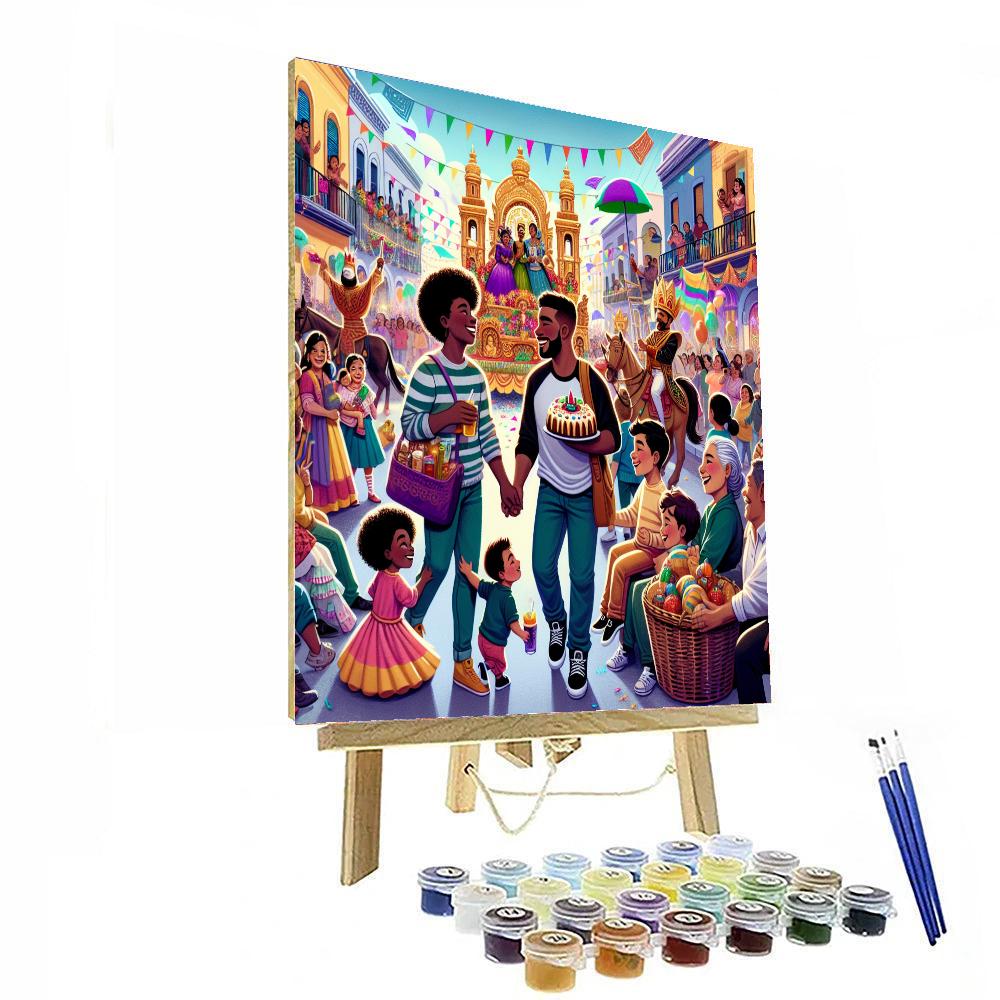 Día De Los Reyes Painting By Numbers Kit