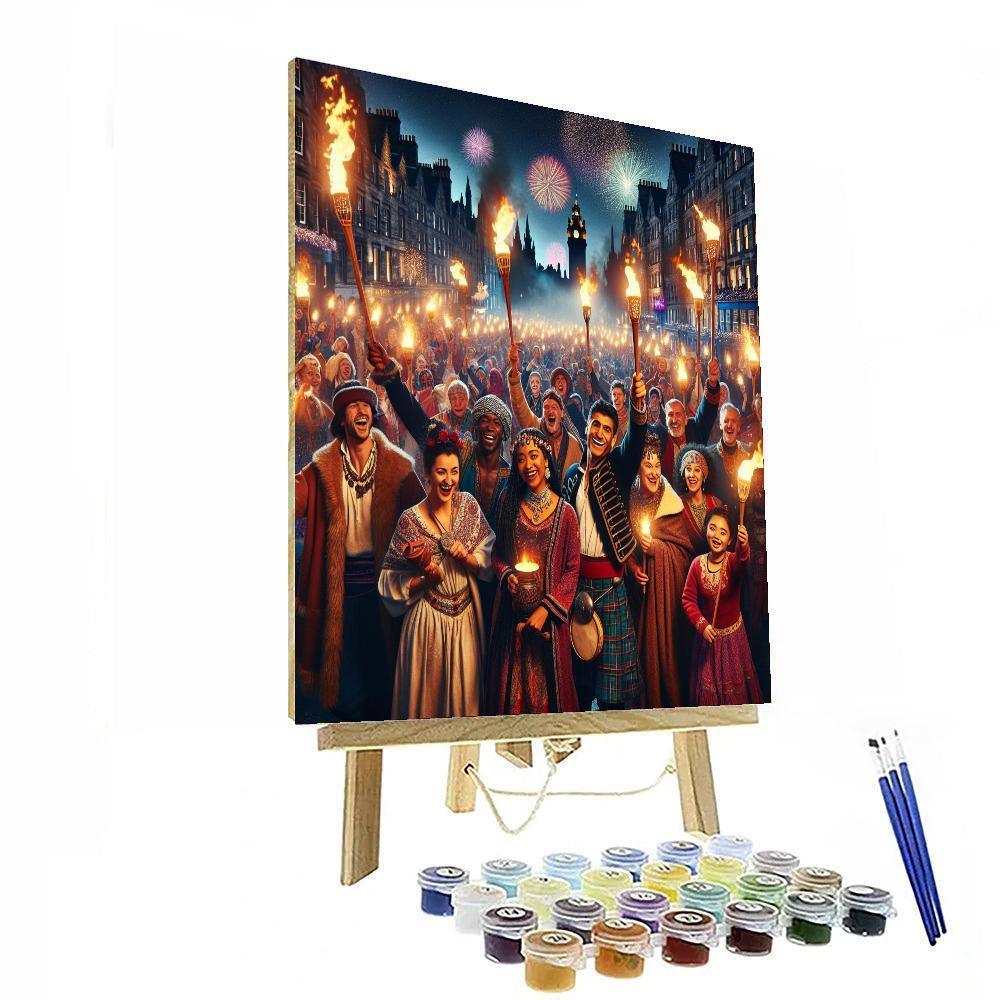 Hogmanay New Year's Eve - Scotland Paint By Number
