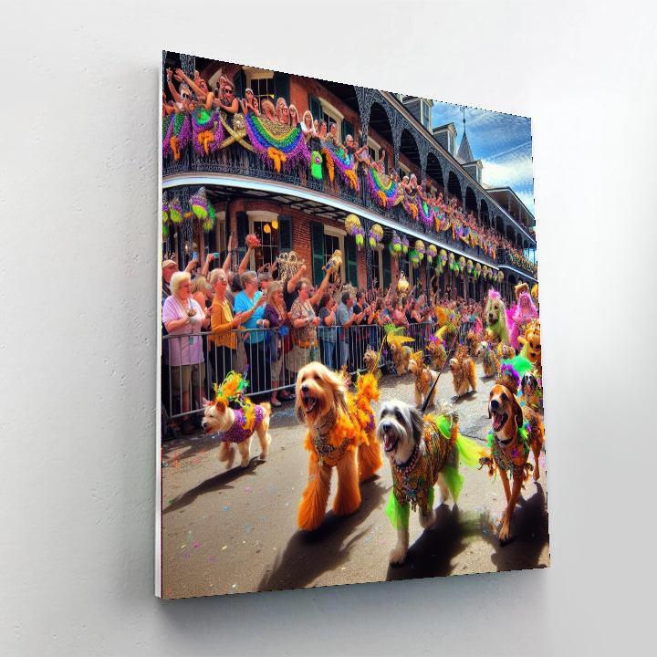 Krewe Of Barkus - Usa Painting Number Kit