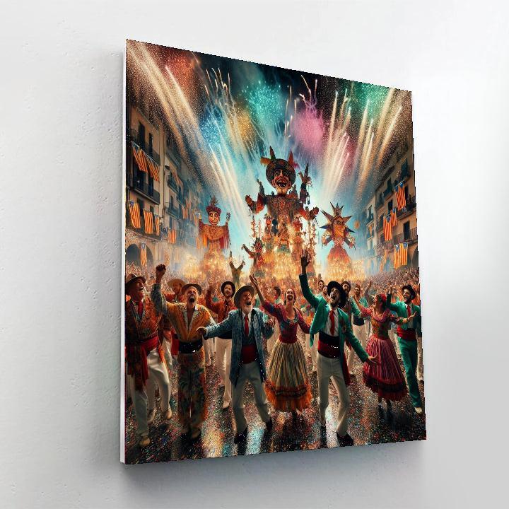 La Patum - Spain Paint By Numbers Kits