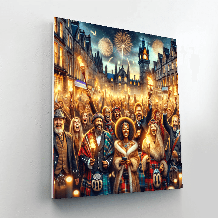 Hogmanay Festival - Scotland DIY Paint By Numbers