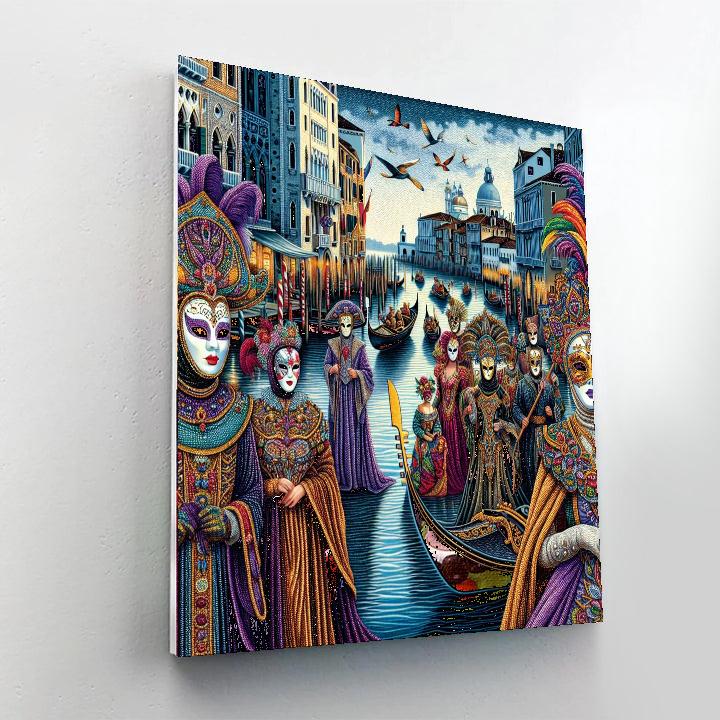 International Festival Of Masked Arts - Venice, Italy Painting Number Kit