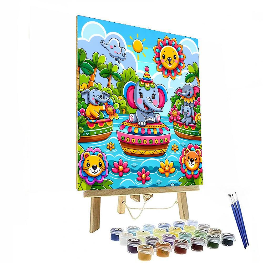 Sailing Safari Paint By Color