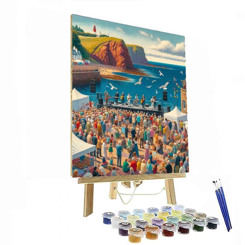 Fringe By The Sea - Scotland Paint By Numbers Art