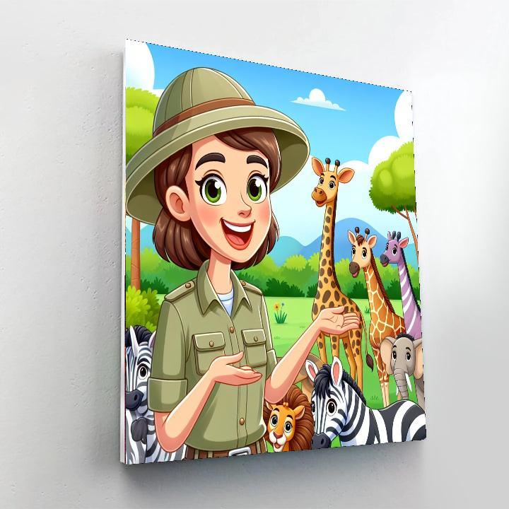 Safari Park Expedition Numbered Painting Kits