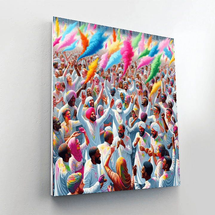 Holi Festival - London Paint By Numbers