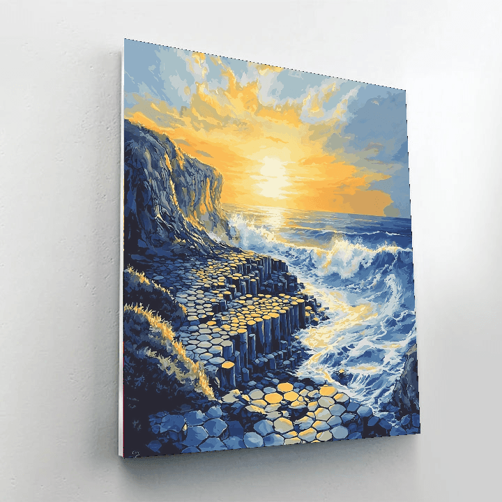 Giant's Causeway - Northern Ireland Paint By Numbers Art
