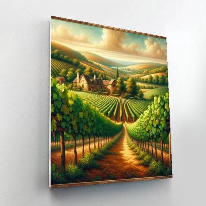 Old World Vineyard Charm DIY Paint By Numbers