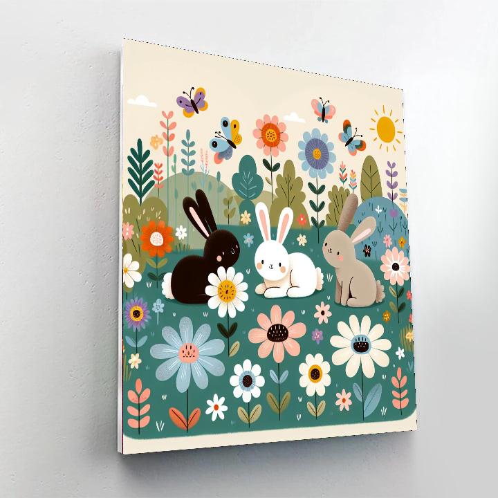Serene Garden Stroll Paint By Numbers Art