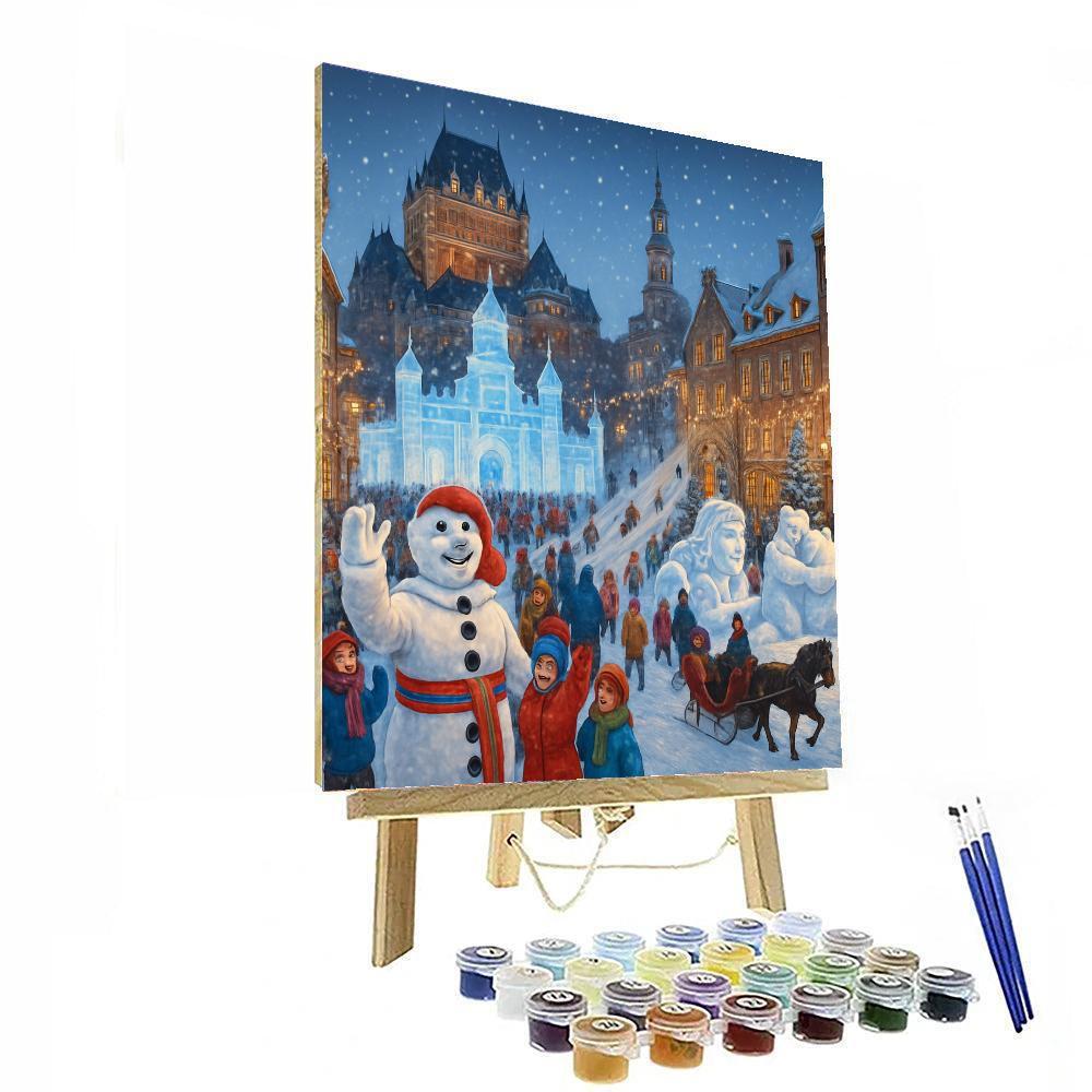 Carnaval De Québec - Quebec City DIY Paint By Numbers