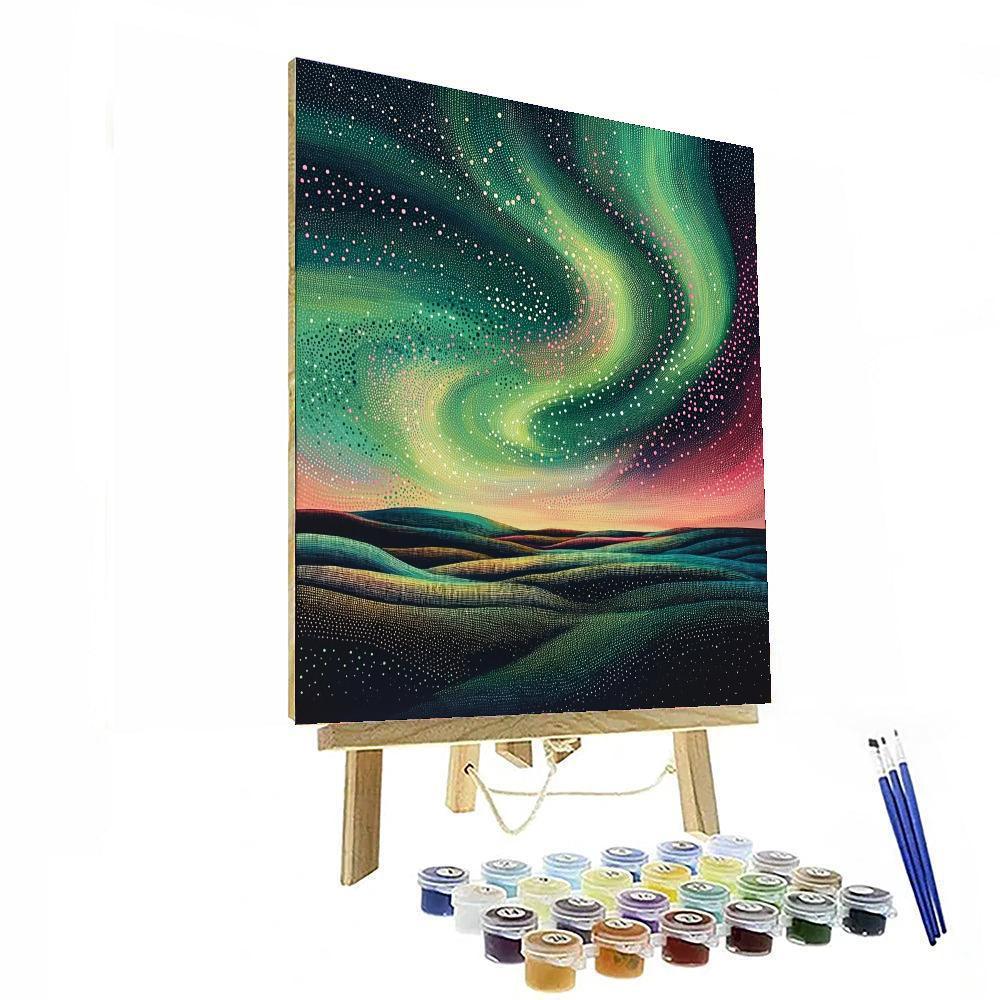 Georges Seurat Inspired Aurora Bliss  Paint By Numbers