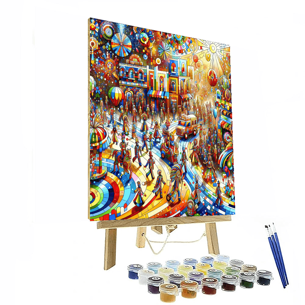 Lively Festivals Painting By Numbers Kit