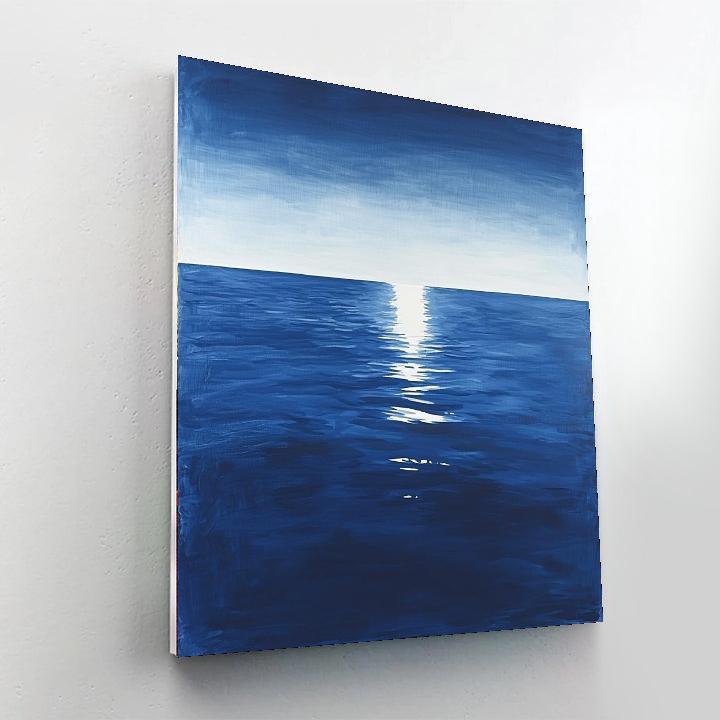 Yves Klein Inspired Blue Reverie  Painting By Numbers Kit