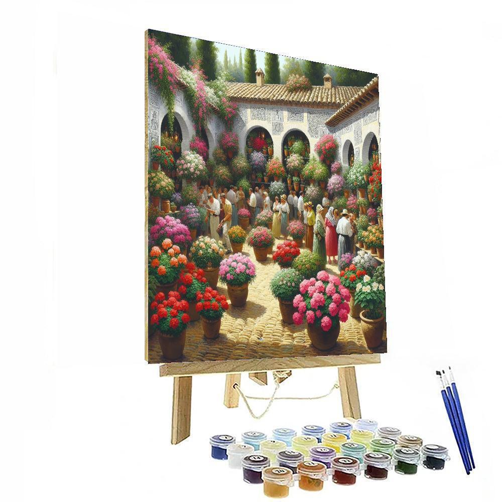 Festival Of The Patios - Spain Paint By Numbers Art