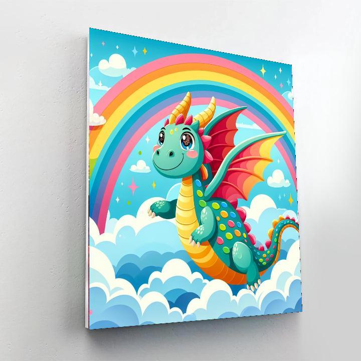 Brave Dragon Painting Number Kit