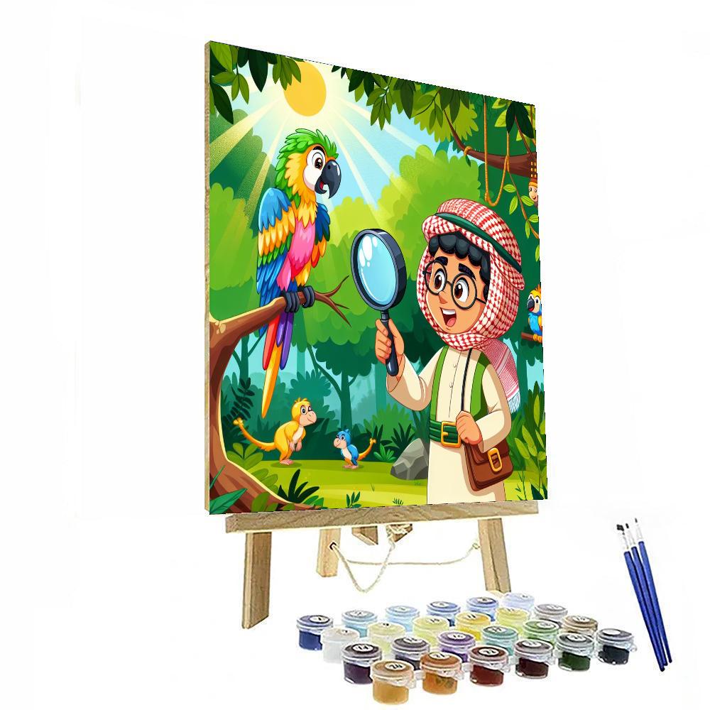Explorer's Jungle Trail Painting Number Kit