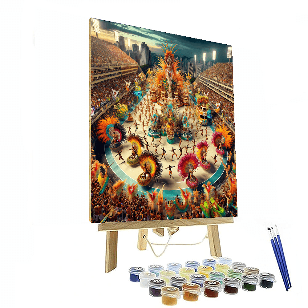 Rio De Janeiro Carnival - Rio De Janeiro, Brazil Paint By Color