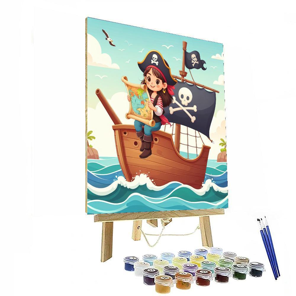 Pirate Seas Adventure Paint By Numbers Kits