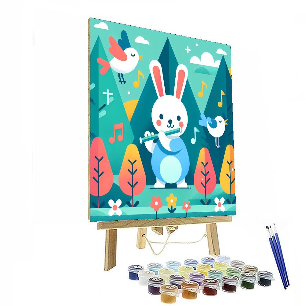 Musical Forest Serenade Number Painting