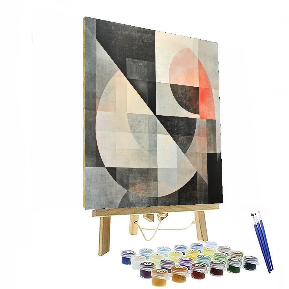 Kazimir Malevich Inspired Dreamlike Geometry  Paint By Numbers