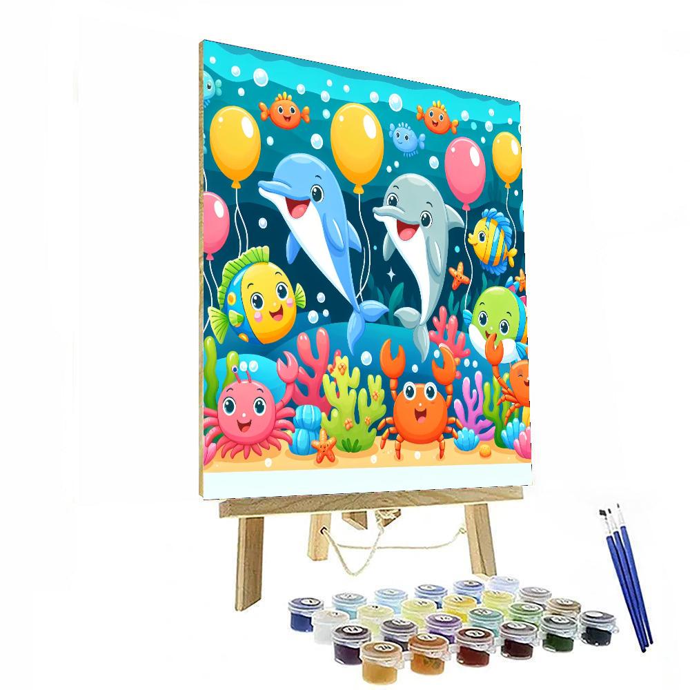 Joyful Ocean Party Painting Number Kit