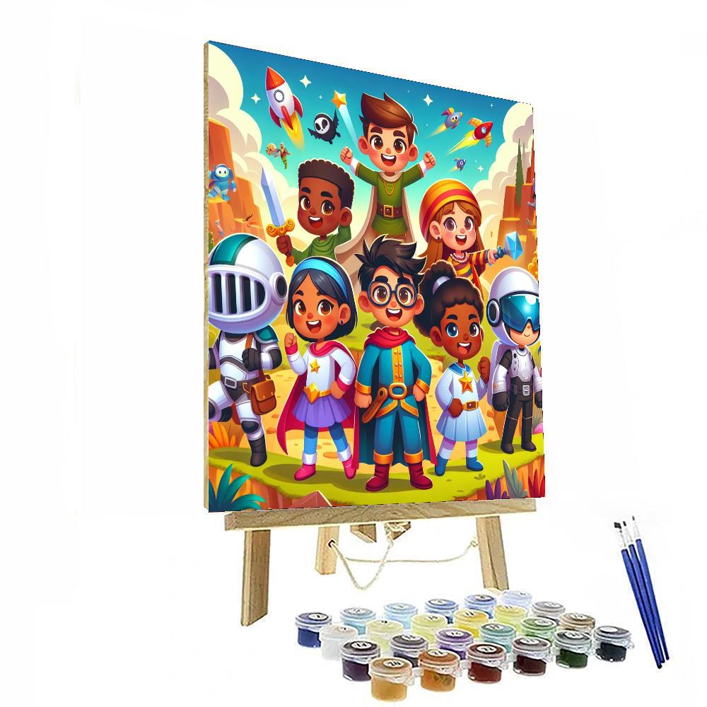 Hero's Journey Number Painting