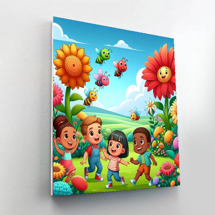 Giant Garden Adventure Paint By Numbers