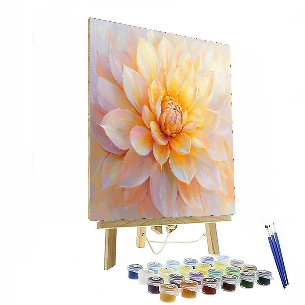 Leonardo Da Vinci Inspired Sunlit Bloom  Paint By Number