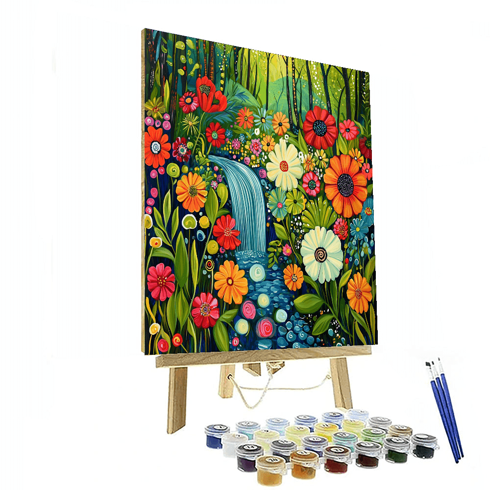 Frida Kahlo Inspired A Garden Of Dreams  Painting By Numbers Kit