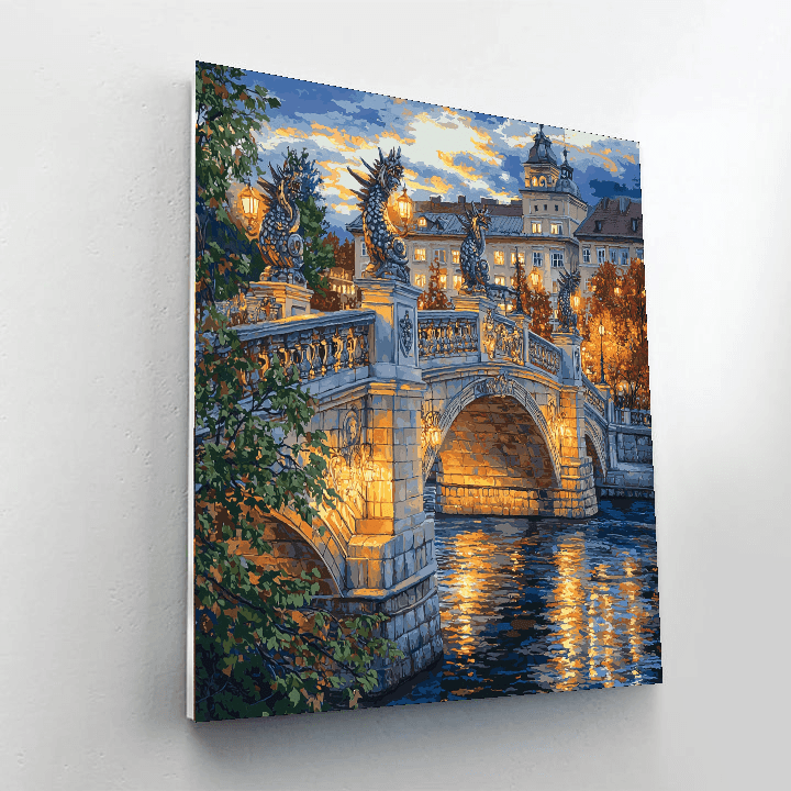 Dragon Bridge Numbered Painting Kits