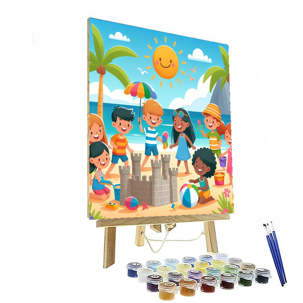 Cheerful Summer Day Numbered Painting Kits
