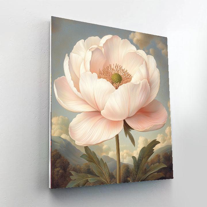 Maria Sibylla Merian Inspired Floral Reverence  Paint By Color