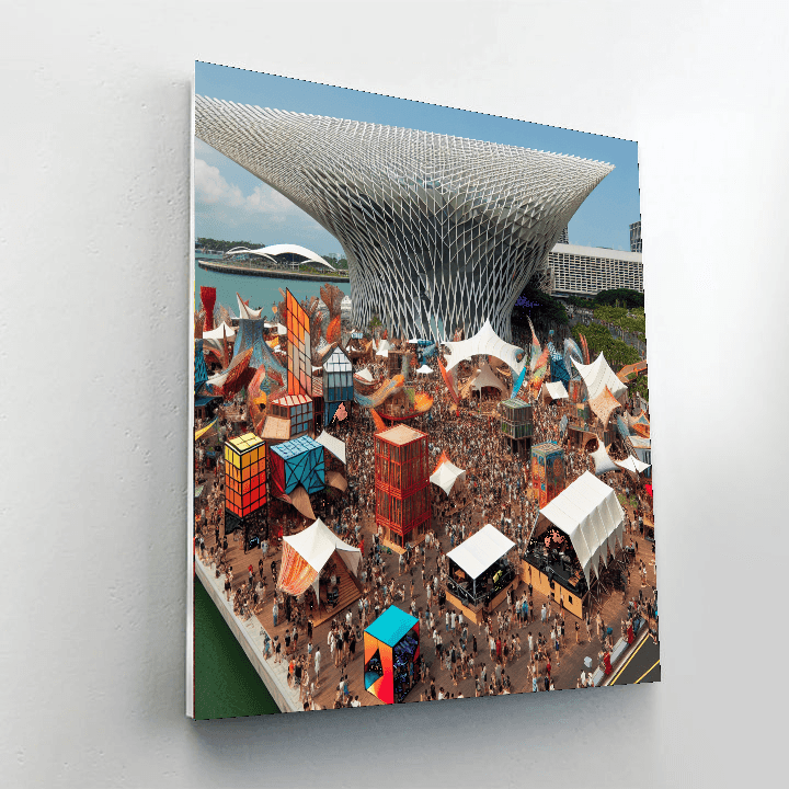 Sydney Festival - Sydney Paint By Numbers Art