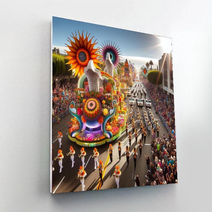 The Rose Parade - Usa Painting Number Kit