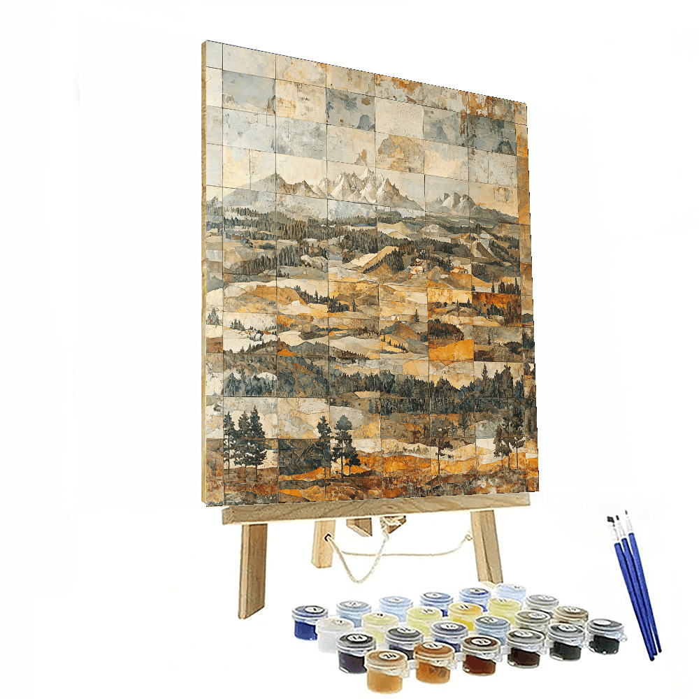 Anselm Kiefer Inspired The Essence Of Earth  Paint By Numbers Kits