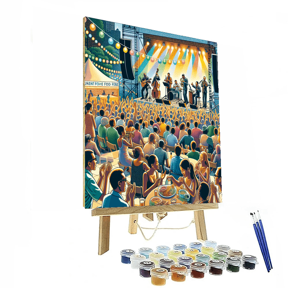 Kuala Lumpur International Jazz Festival Paint By Color