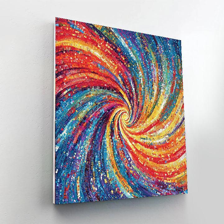Georges Seurat Inspired Whirling Vortex  Paint By Numbers Kits
