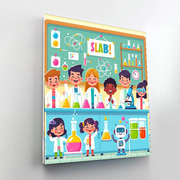 Science Adventure Lab DIY Paint By Numbers